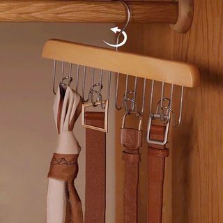 Móc Gỗ Treo 8 Móc - clip