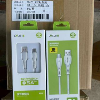 Cáp sạc lecun bt10 micro