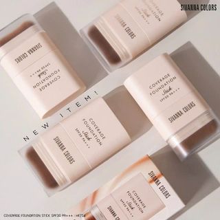 (HF734) KEM NỀN THỎI TRANG ĐIỂM SIVANNA COLORS CHE KHUYẾT ĐIỂM KIỀM DẦU CHỐNG NẮNG COVERAGE FOUNDATION STICK HF734