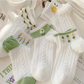 Set 10 Đôi Vớ Hình Hoa