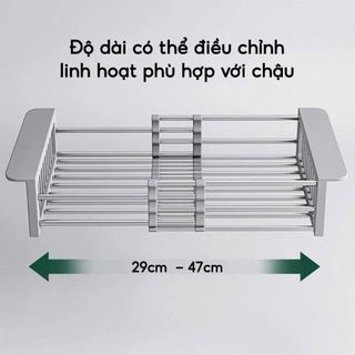 Kệ Chén Co Gĩan Để Bồn Rửa Chén-