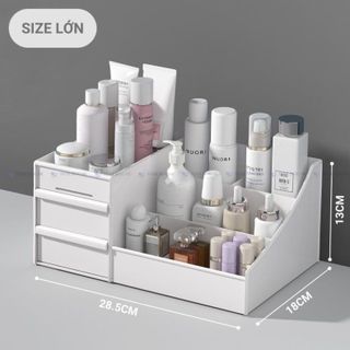 Kệ mỹ phẩm 2 ngăn kéo size nhỏ (không hộp)