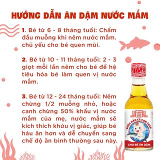 NƯỚC MẮM CÁ CƠM THAN LÀNG CHÀI XƯA CHO BÉ ĂN DẶM TỪ 6 THÁNG TUỔI, AN TOÀN, NHIỀU CÁ ÍT MUỐI CHỨA NHIỀU VITAMIN 60ML/CHAI - LÀNG CHÀI XƯA