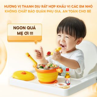 [LỐC 4 CHAI] NƯỚC MẮM CÁ CƠM THAN LÀNG CHÀI XƯA CHO BÉ ĂN DẶM TỪ 6 THÁNG TUỔI, AN TOÀN, NHIỀU CÁ ÍT MUỐI CHỨA NHIỀU VITAMIN 60ML/CHAI - LÀNG CHÀI XƯA