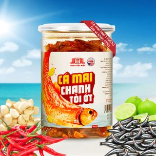 CÁ MAI CHANH TỎI ỚT LÀNG CHÀI XƯA LOẠI 1 ĐẶC BIỆT TẨM ƯỚP THƠM NGON 300 NĂM TRUYỀN THỐNG HỦ 200G