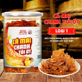 CÁ MAI CHANH TỎI ỚT LÀNG CHÀI XƯA LOẠI 1 ĐẶC BIỆT TẨM ƯỚP THƠM NGON 300 NĂM TRUYỀN THỐNG HỦ 200G