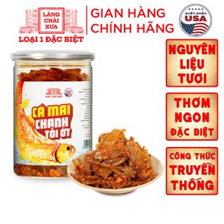 CÁ MAI CHANH TỎI ỚT LÀNG CHÀI XƯA LOẠI 1 ĐẶC BIỆT TẨM ƯỚP THƠM NGON 300 NĂM TRUYỀN THỐNG HỦ 200G