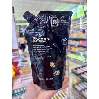 Tẩy tế bào chết body Cocoon Cà phê Đắk Lắk- Túi Refill 600ml