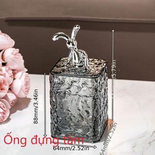 Ống đựng tăm chữ nhật thỏ COBE 173g