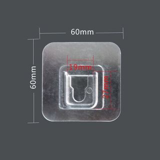 Miếng dán kệ nhựa vuông 6x6cm