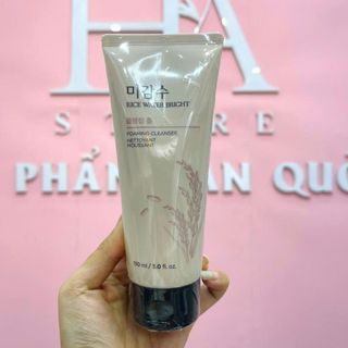 Sữa rửa mặt gạo Rice Water Bright Cleansing Foam