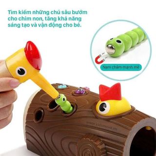 BỘ ĐỒ CHƠI GIÁO DỤC CHIM GÕ KIẾN BẮT SÂU