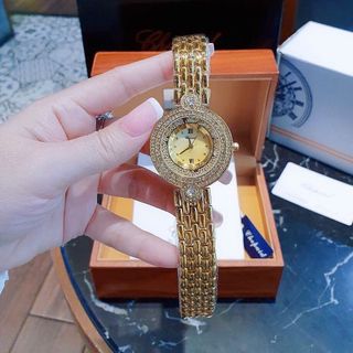 SALE BỎ MẪU ĐỒNG HỒ NỮ THỜI TRANG TROPARD MẶT BA VIỀN HỘT