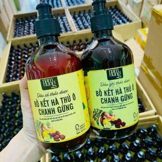 Cặp Dầu gội & Xả bồ kết hà thủ ô chanh gừng NAM NUNG
