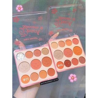 Bảng phấn mắt 11 màu MILA COLOR Sweet Peach Blossom