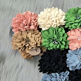 KẸP 5 RĂNG HOA XINH XẮN ĐỦ MÀU