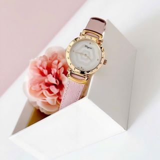 ĐỒNG HỒ NỮ CAO CẤP XALVATORE DÂY DA HỒNG VIỀN VÀNG