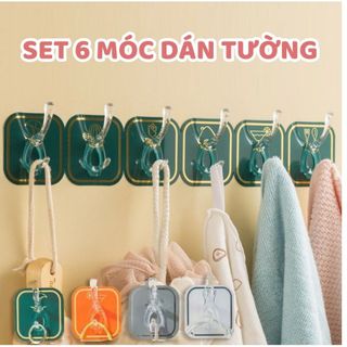 Thanh treo đồ 6 móc HÌNH THÚ