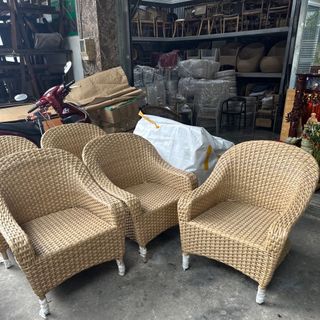 Ghế thúng bành nhựa giả mây cao cấp giá rẻ thanh lý mới