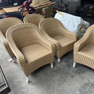 Ghế thúng bành nhựa giả mây cao cấp giá rẻ thanh lý mới