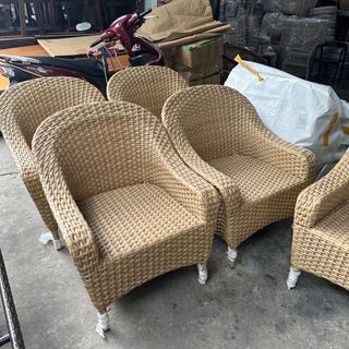 Ghế thúng bành nhựa giả mây cao cấp giá rẻ thanh lý mới