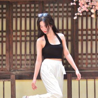 Quần Baggy Thụng Cạp Chun Lưng Cao Tôn Dáng - Chất Liệu Dù Gió Đứng Form Dễ Mặc Freesize Dưới 65kg
