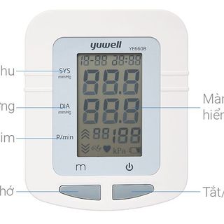 Máy đo huyết áp yuwell YE660B