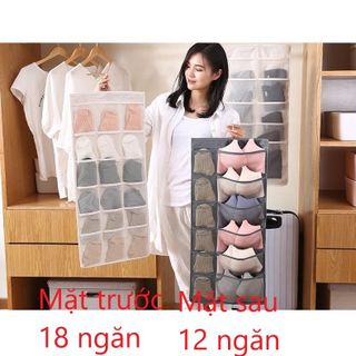 Túi treo đồ lót 2 mặt 30 ngăn