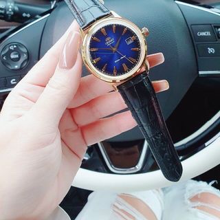 XẢ KHO ĐỒNG HỒ NAM CAO CẤP ORENT DÂY DA ĐEN AUTOMATIC