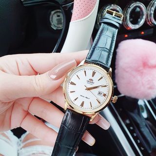XẢ KHO ĐỒNG HỒ NAM CAO CẤP ORENT DÂY DA ĐEN AUTOMATIC