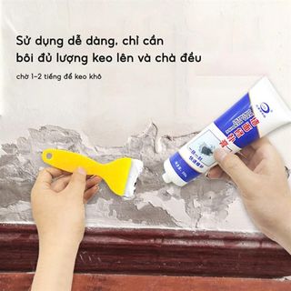 Keo Vá Tường Chống Thấm Nước Chống Mốc Làm Sạch Tường