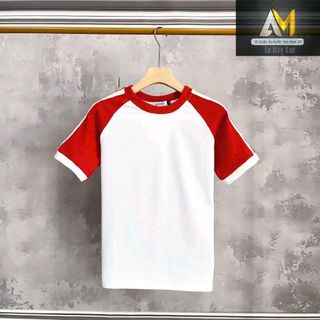 Áo thun Unisex cổ tròn có phối ở vai áo (Mã : HOKO65)