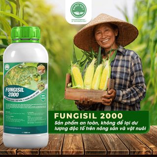 Chế Phẩm Nano Fungisil-2000 Phòng Ngừa Và Diệt Trị Nấm, Vi Khuẩn, Vi-rút Gây Bệnh Cho Cây Ăn Trái 1L