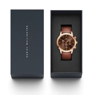 ĐỒNG HỒ NAM CAO CẤP DANIEL W CHONOGRAPH DÂY DA FULLBOX TEM