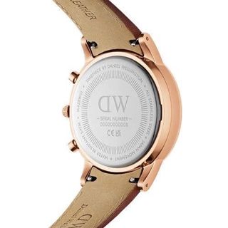 ĐỒNG HỒ NAM CAO CẤP DANIEL W CHONOGRAPH DÂY DA FULLBOX TEM