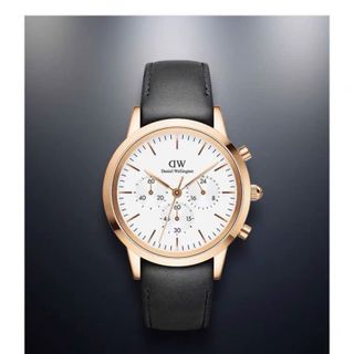 ĐỒNG HỒ NAM CAO CẤP DANIEL W CHONOGRAPH DÂY DA FULLBOX TEM