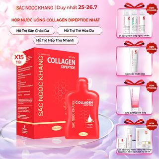 Nước Uống Collagen Dipeptide Sắc Ngọc Khang [Hộp 15 Túi]