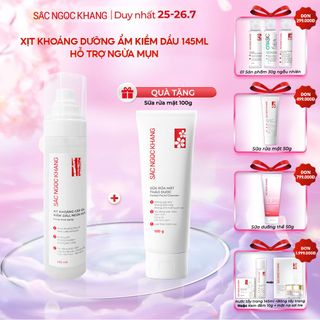 Xịt Khoáng Cấp Ẩm, Kiềm Dầu, Ngừa Mụn