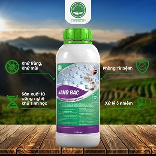 DUNG DỊCH NANO BẠC Dùng sản xuất chế phẩm sát khuẩn,khử trùng, phòng trừ bệnh dịch xử lý ô nhiễm,...