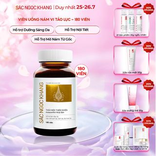 Viên Uống Sắc Ngọc Khang Vi Tảo Lục [Hộp 180 viên]