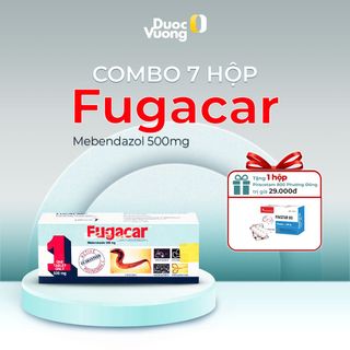 Thuốc Fugacar Janssen không vị điều trị nhiễm một hoặc nhiều loại giun đường ruột (1 viên)