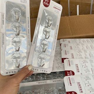 Vỉ 4 móc dán tường MIAONING