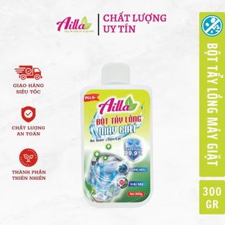 Combo 3 Chai Bột Vệ Sinh Lồng Giặt Ailla 300g Loại Bỏ Nấm Mốc, Vi Khuẩn Máy Giặt
