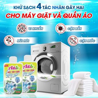 Combo 3 Chai Bột Vệ Sinh Lồng Giặt Ailla 300g Loại Bỏ Nấm Mốc, Vi Khuẩn Máy Giặt