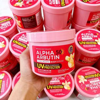 Kem Dưỡng Trắng Alpha Arbutin Collagen Body 500g