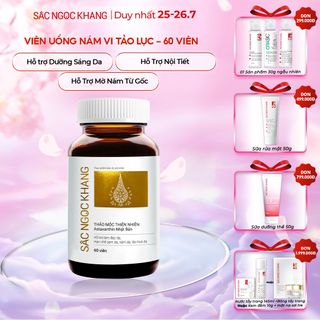 Viên Uống Sắc Ngọc Khang Vi Tảo Lục [Hộp 60 viên]