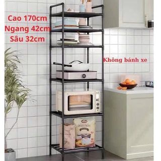 KỆ 6 TẦNG ĐỂ ĐỒ NHÀ BẾP ĐA NĂNG