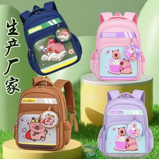 CẶP BALO HỌC SINH BỀN BỈ, SIÊU NHẸ – HÌNH CAPYBARA CỰC KỲ DỄ THƯƠNG WH840 - WINNIE HOUSE