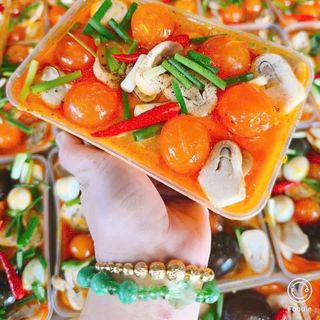 Thịt Chưng Nấm Trứng muối 700gr