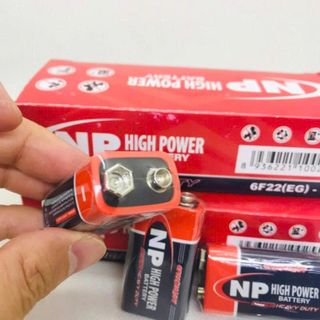 HỘP 10 PIN VUÔNG NATIONAL POWER 9V NP